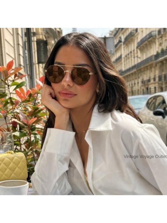 Tangle-Free Aviator Sunglasses Women Polarized UV400 Retro Round main image 6